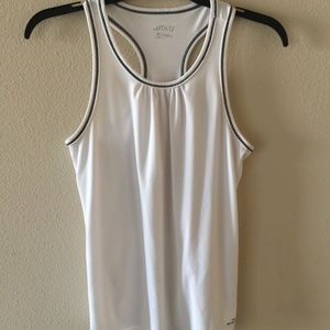 women's dry-fit white tank top